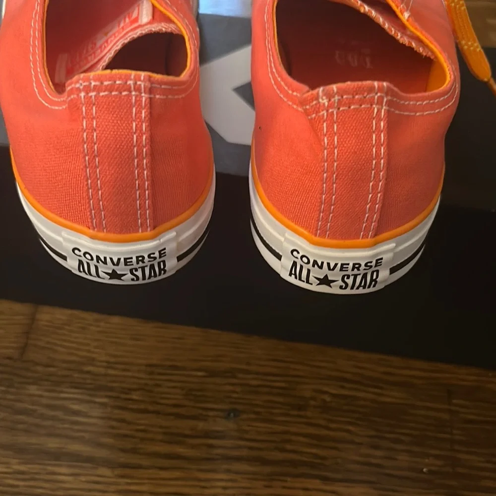Converse Vibrant Orange Canvas Sneakers - Picture 5 of 7